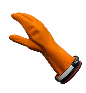 Kubi Orange Standard Latex Gloves-image