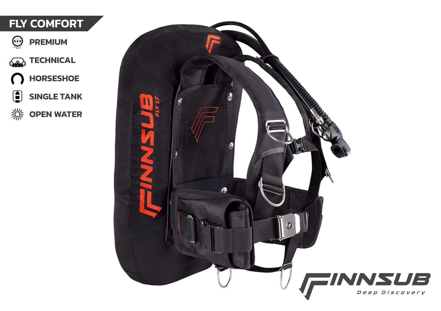 FINNSUB FLY 17 D COMFORT SET BLACK-image